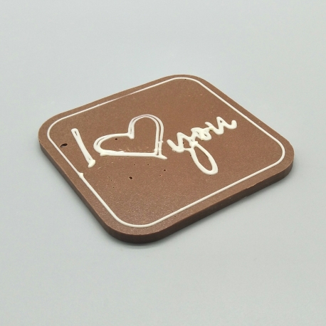 Designy - I love you | chocolate with message | 100% Lindt bar | chocolate gift | admission