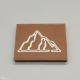 Smally - chocolate with Swiss mountain | 1/2 Lindt bar | chocolate gift | Souvenir