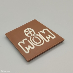 Smally - Schokolade mit Nachricht "best mum"| 1/2 Lindt-Tafel | Schokoladengeschenk | Mutter Tag