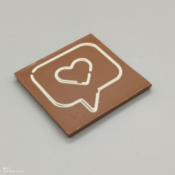 Smally - Herzlichen Dank| Schokolade mit Nachricht | 1/2 Lindt-Tafel | Schokoladengeschenk | kleinere Anlässe