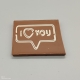 Smally - Herzlichen Dank| Schokolade mit Nachricht | 1/2 Lindt-Tafel | Schokoladengeschenk | kleinere Anlässe