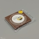 Grafly - Chocolate Graphic "Smile speech bubble" | 1/2 Lindt bar | chocolate gift | special moments