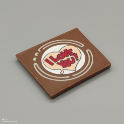 Grafly - love graphic design | chocolate with message | 1/2 Lindt bar | chocolate gift | smaller occasions