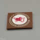 Smally - Liebe Grafik Design| Schokolade mit Nachricht | 1/2 Lindt-Tafel | Schokoladengeschenk | kleinere Anlässe