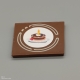 Grafly - chocolate graphic | 1/2 Lindt bar | chocolate gift | birthday