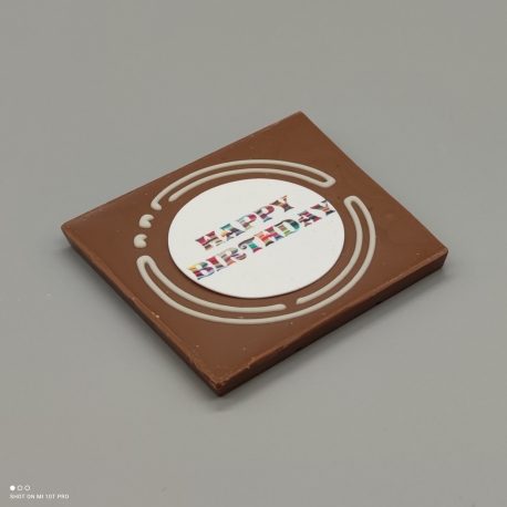 Grafly - Schokoladen Grafik| 1/2 Lindt-Tafel | Schokoladengeschenk | Geburtstag